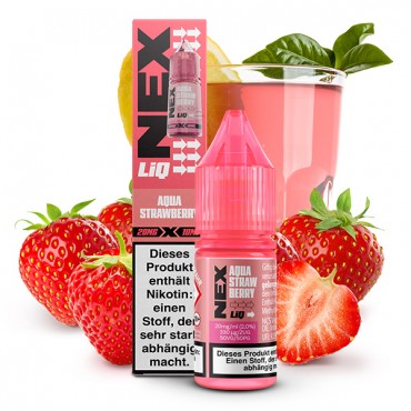 POD SALT NeXLiq Aqua Strawberry 10ml - 20mg