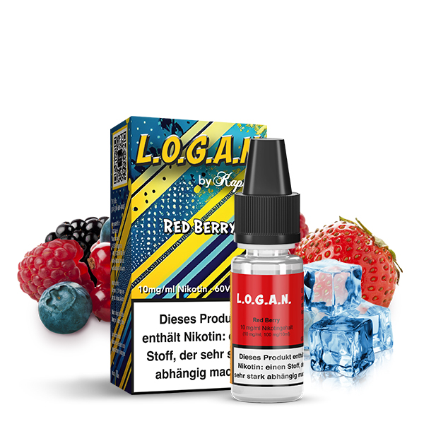 L.O.G.A.N by Kapka's Flava Red Berry Nikotinsalz Liquid 20mg