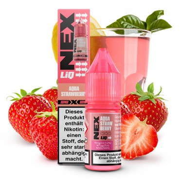 POD SALT NeXLiq Aqua Strawberry 10ml - 10mg