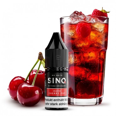 SINQ Nikotinsalz Liquid Dark Cherry Pop 20mg/ml - 10ml