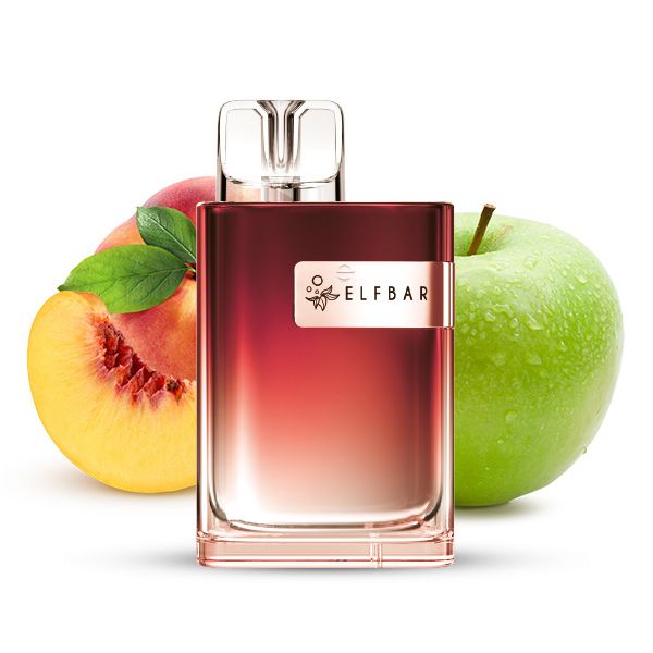 ELFBAR Crystal CR600 Apple Peach Einweg E Zigarette 20mg/ml