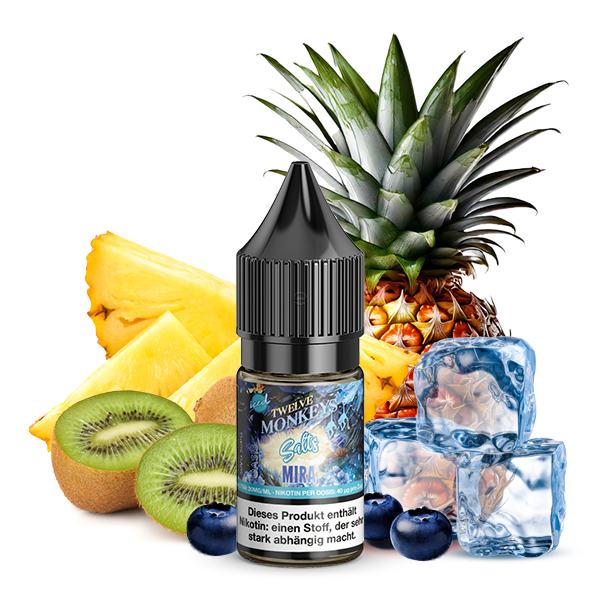 TWELVE MONKEYS Mira Iced Nikotinsalz Liquid 20mg/ml - 10ml