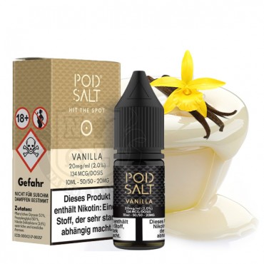 PODSALT Core Vanilla Liquid (50/50) 20mg 10ml