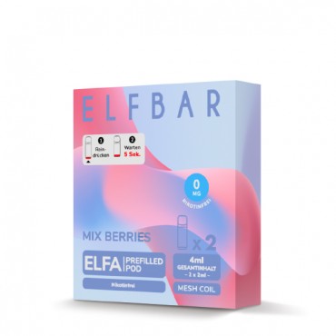 ELFA Pods Mix Berries Liquid ohne Nikotin 2 Stück