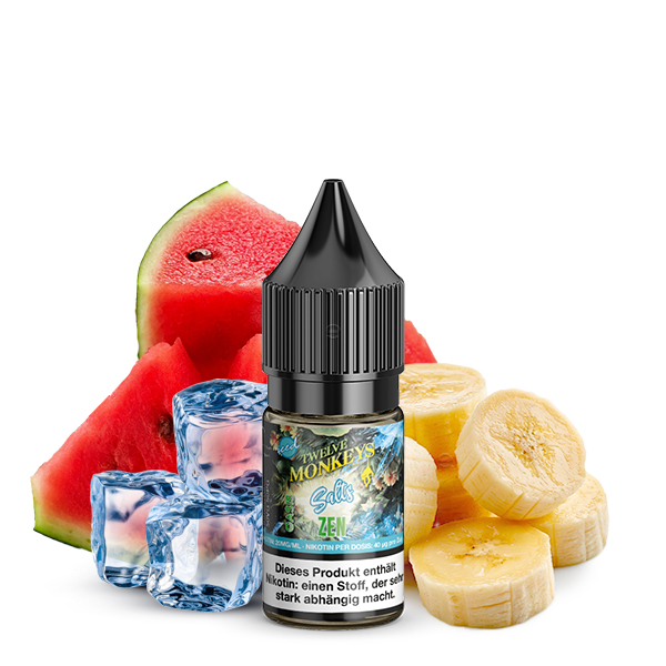 TWELVE MONKEYS Zen Iced Nikotinsalz Liquid 20mg/ml - 10ml