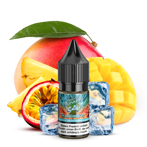 TWELVE MONKEYS Mangabeys Iced Nikotinsalz Liquid 20mg/ml - 10ml