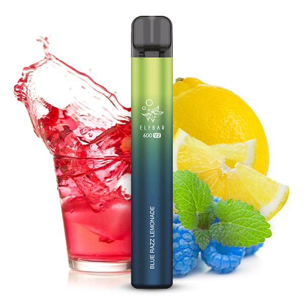 ELF BAR 600 V2 Blue Razz Lemonade E Zigarette 20mg/ml Nikotin