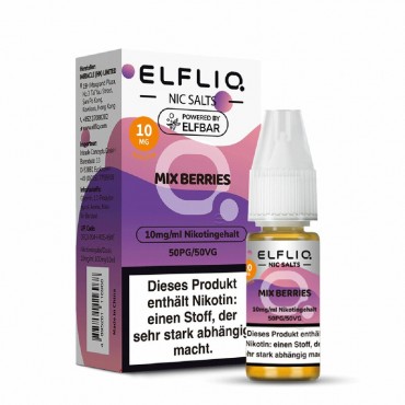 ELFBAR ELFLIQ Mix Berries Liquid 10ml - 10mg