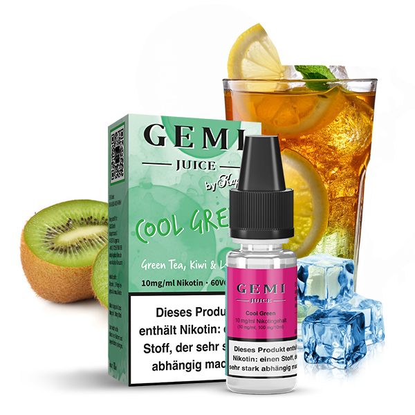 GEMI JUICE by Kapka's Flava Cool Green Nikotinsalz Liquid 20mg