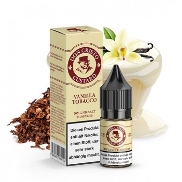 Don Cristo Custard | Vanilla Tobacco | Nikotinsalz Liquid 20mg/ml - 10ml