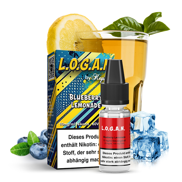 L.O.G.A.N by Kapka's Flava Blueberry Lemonade Nikotinsalz Liquid 10mg