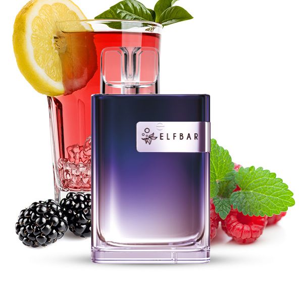 ELFBAR Crystal CR600 Blackberry Raspberry Lemonade Einweg E Zigarette 20mg/ml