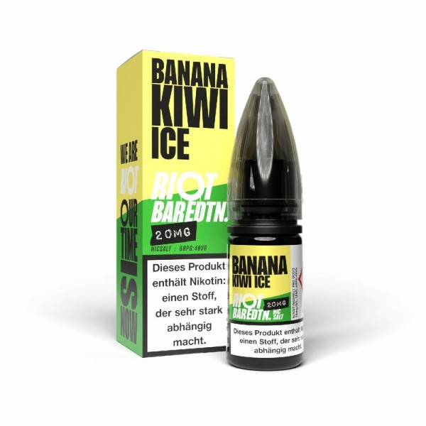 RIOT SQUAD Bar Edition BANANA KIWI ICE 20mg/ml - 10ml