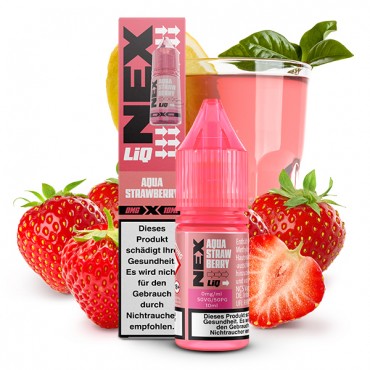 POD SALT NeXLiq Aqua Strawberry 10ml NIKOTINFREI