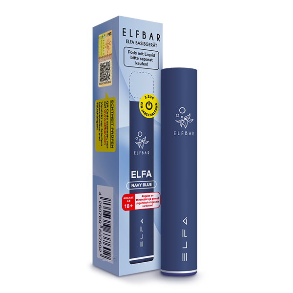 Elfbar ELFA E Zigarette AKKU Basisgerät Navy Blue