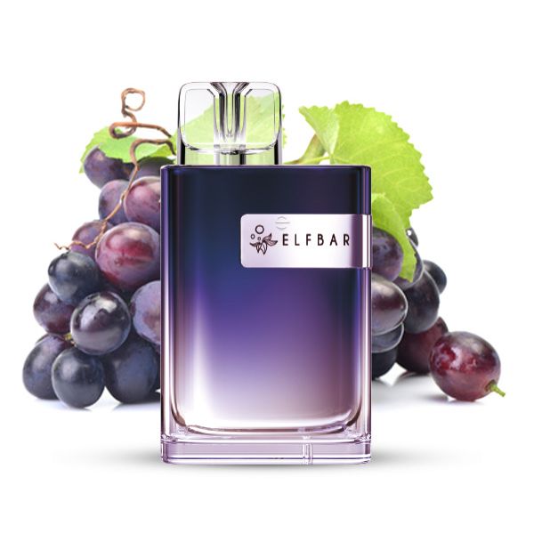ELFBAR Crystal CR600 Grape Einweg E Zigarette 20mg/ml