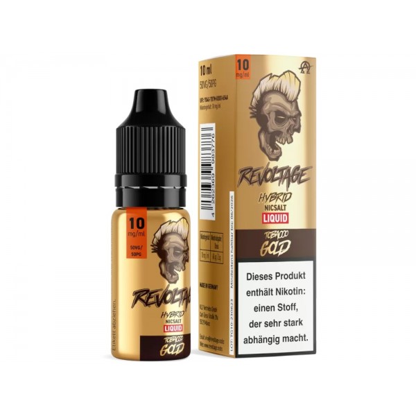 REVOLTAGE Tobacco Gold 10mg/ml Liquid 10ml