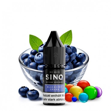 SINQ Nikotinsalz Liquid Blueberry Crush 10mg/ml - 10ml