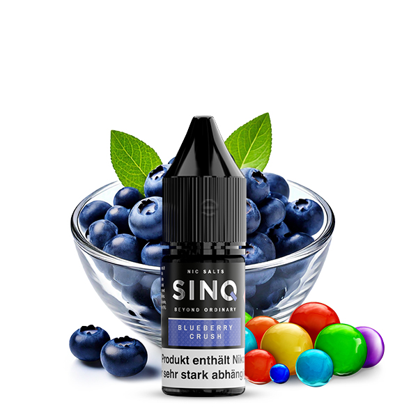 SINQ Nikotinsalz Liquid Blueberry Crush 10mg/ml - 10ml