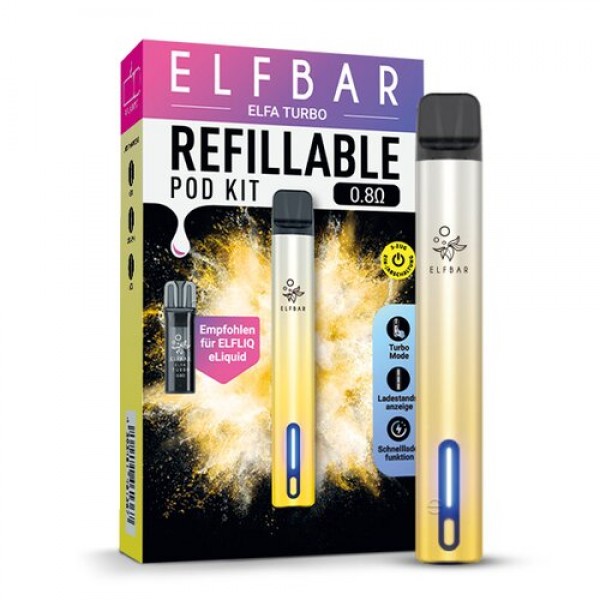 ELFA TURBO by Elf Bar Refill Pod System Aurora Gold
