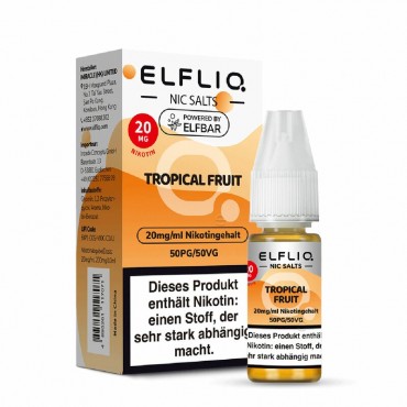 ELFBAR ELFLIQ Tropical Fruit Liquid 10ml - 20mg