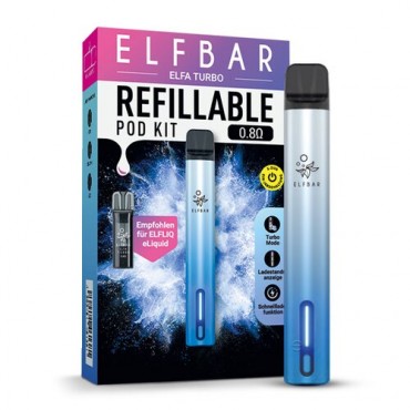 ELFA TURBO by Elf Bar Refill Pod System Aurora Cyan