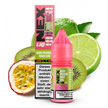 POD SALT NeXLiq Kiwi Passionfruit Lime 10ml - 20mg