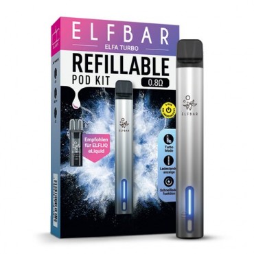 ELFA TURBO by Elf Bar Refill Pod System Aurora Black