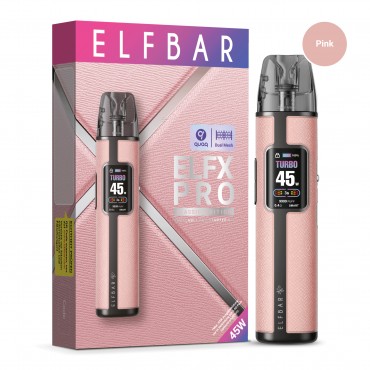 ELFBAR ELFX PRO Refillable Kit Pod System Pink