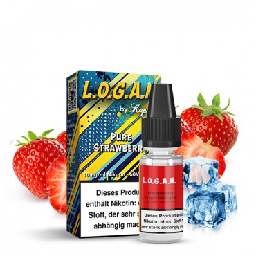 L.O.G.A.N by Kapka's Flava Pure Strawberry Nikotinsalz Liquid 10mg