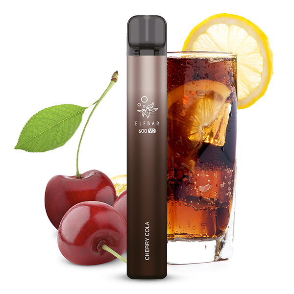 ELFBAR 600 V2 Cherry Cola E Zigarette mit Nikotin 20mg/ml