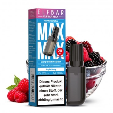 Elfbar Max Nachfüllbehälter Triple Berry