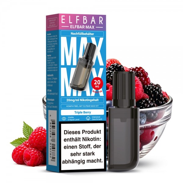Elfbar Max Nachfüllbehälter Triple Berry