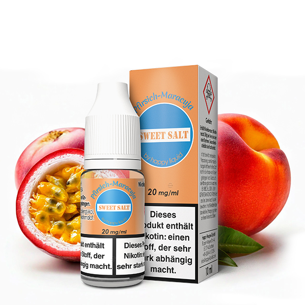 SWEET SALT by Happy Liquids Pfirsich Maracuja 10mg/ml