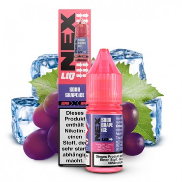 POD SALT NeXLiq Sour Grape Ice 10ml - 10mg