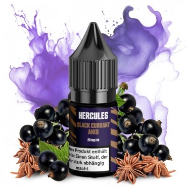HERCULES Overdosed Black Currant Anis Liquid 10ml - 20mg