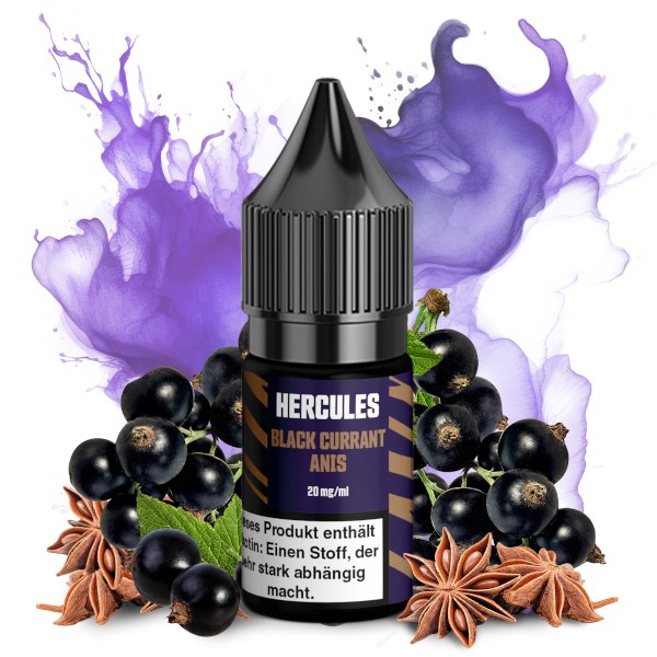HERCULES Overdosed Black Currant Anis Liquid 10ml - 20mg