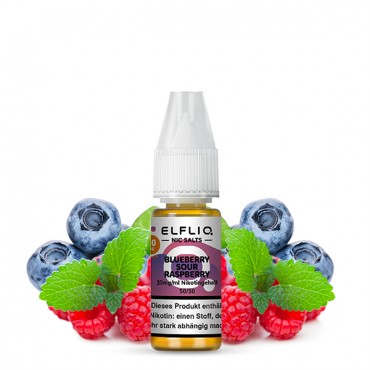 ELFLIQ BLUEBERRY SOUR RASPBERRY Nikotinsalz Liquid 10mg/ml