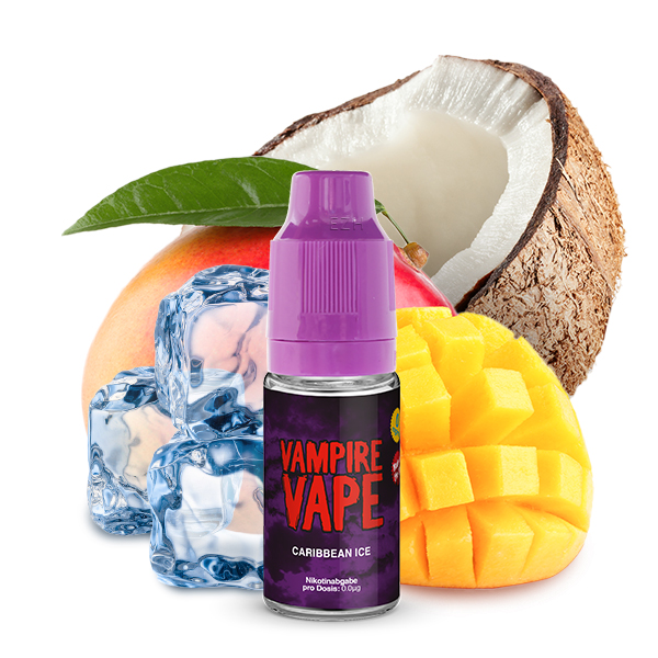 VAMPIRE VAPE - Caribbean Ice Liquid 10ml 0mg
