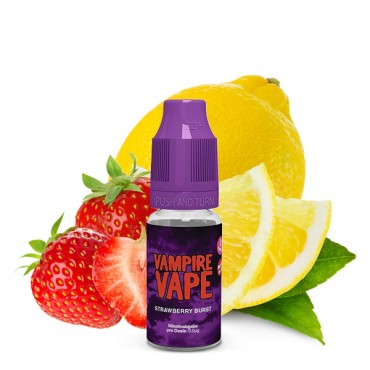 VAMPIRE VAPE - Strawberry Burst Liquid 10ml 0mg