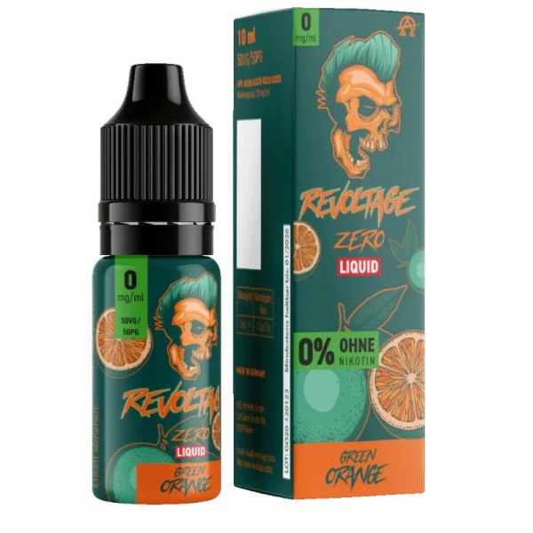 REVOLTAGE Green Orange Liquid 10ml Nikotinfrei