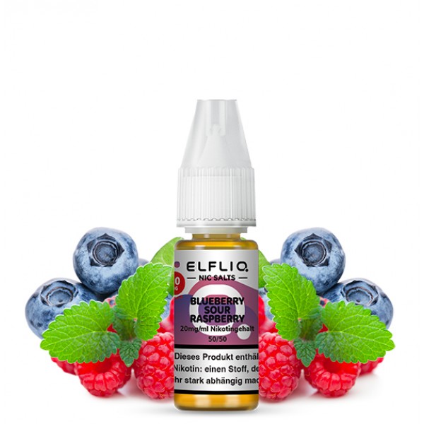 ELFLIQ BLUEBERRY SOUR RASPBERRY Nikotinsalz Liquid 20mg/ml