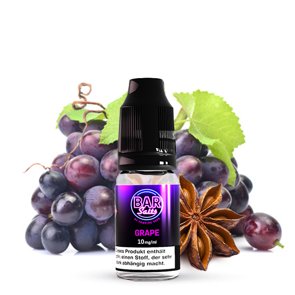 Bar Salts GRAPE by Vampire Vape 10mg/ml Liquid 10ml