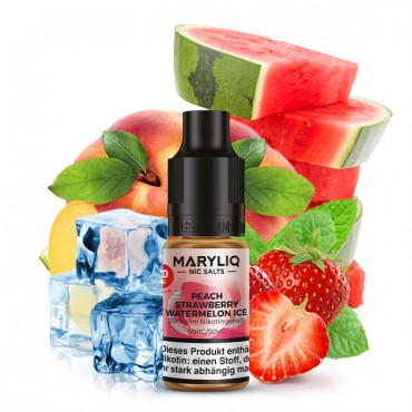 LOST MARY Maryliq Peach Strawberry Watermelon Ice Liquid 10ml - 20mg