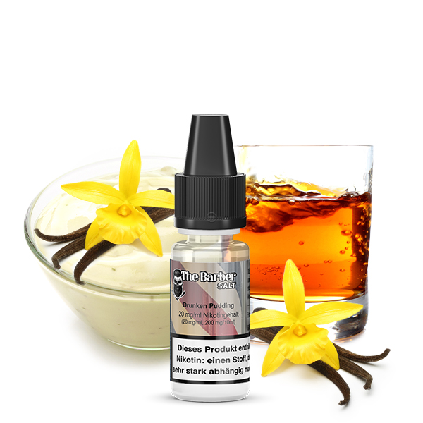 THE BARBER by Kapka's Flava Drunken Pudding Nikotinsalz Liquid 20mg/ml