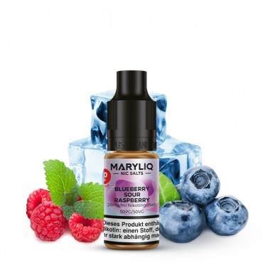 LOST MARY Maryliq Blueberry Sour Raspberry Nikotinsalz Liquid 10ml - 20mg