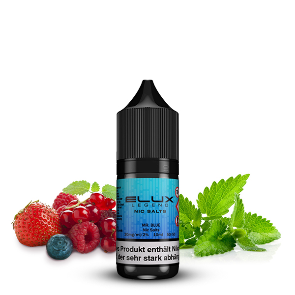ELUX Liquid mit Nikotin Mr Blue 20mg/ml