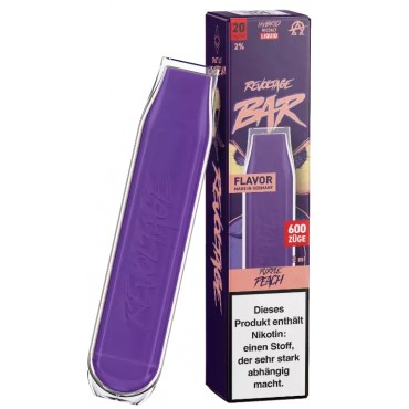 REVOLTAGE BAR E Zigarette mit Nikotin Purple Peach 20mg/ml