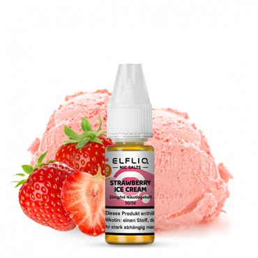 ELFLIQ STRAWBERRY ICE CREAM Nikotinsalz Liquid 10mg/ml