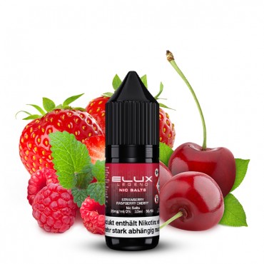 ELUX Liquid mit Nikotin Strawberry Raspberry Cherry 20mg/ml